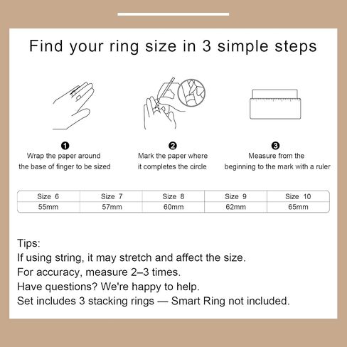 3 Pack 18K Gold Plated/Silver Stacking Rings for Smart Ring, Sparkling Cubic Zirconia Oura Stack Rings for Women, Diamond-Like Shine Jewelry Gift (Smart Ring Not Included) in Saudi Arabia