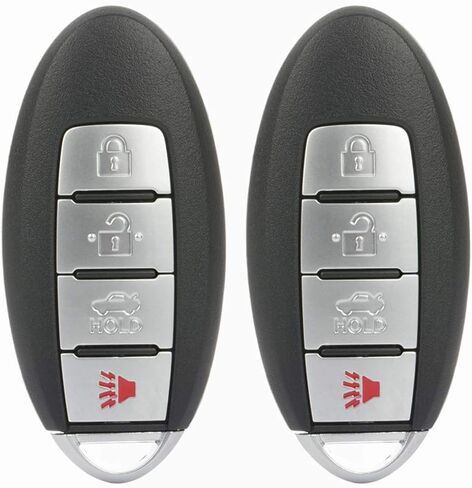 2 Pack 4 Buttons Control Care Key FOB 2013-2015 ملائمة لنيسان Altima 2.5L ، 2013-2015 لنيسان Altima 3.5L KR5S180144014 ، S180144324،285E39HS4A in Saudi Arabia