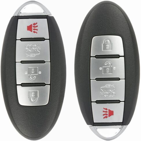 2 Pack 4 Buttons Control Care Key FOB 2013-2015 ملائمة لنيسان Altima 2.5L ، 2013-2015 لنيسان Altima 3.5L KR5S180144014 ، S180144324،285E39HS4A in Saudi Arabia