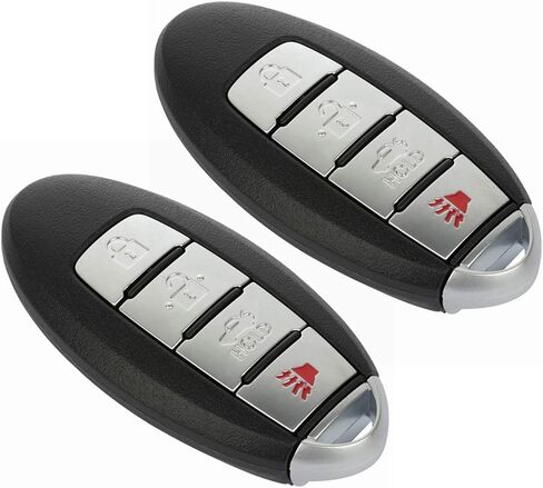 2 Pack 4 Buttons Control Care Key FOB 2013-2015 ملائمة لنيسان Altima 2.5L ، 2013-2015 لنيسان Altima 3.5L KR5S180144014 ، S180144324،285E39HS4A in Saudi Arabia