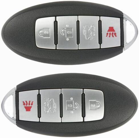 2 Pack 4 Buttons Control Care Key FOB 2013-2015 ملائمة لنيسان Altima 2.5L ، 2013-2015 لنيسان Altima 3.5L KR5S180144014 ، S180144324،285E39HS4A in Saudi Arabia