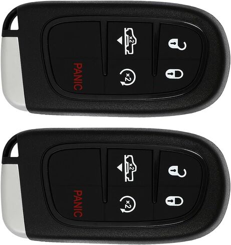 2 Pack 5 buttons Remote Control Car Key Fob 2014-2018 Fit for Jeep Cherokee 2.4L,2014-2018 Fit for Jeep Cherokee 3.2L GQ454T,68159657,68159657AG,68159657AB in Saudi Arabia