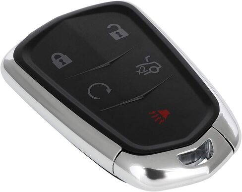 1 Pack 5 buttons Remote Control Car Key Fob 2014-2017 Fit for Cadillac ATS 2.0L,2014-2017 Fit for Cadillac ATS 2.5L HYQ2AB,13580811,13510254,13589986 in Saudi Arabia