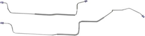 أنبوب مضمّن متوافق مع 1982-87 Buick Grand National T-Type Leach Brake Lines 2PC ، OE Steel in Saudi Arabia