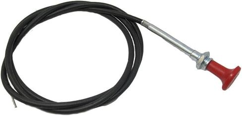 Generic Replacement Parts For Auto Moto Truck Tractor OEM For FUEL STOP SHUT OFF CABLE Fits Ford 7810 7810O 8700 9700 BACKHOE 655 655A TW-10 Mod-JZ985-16054, black in Saudi Arabia
