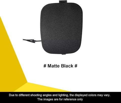 Car Rear Bumper Tow Hook Cover Compatible with Jeep Compass 2017 2018 2019 2020 2021 2022 2023 5UP67RXFAB Small Lid Towing Eye Cap Matte Black Right Passenger Side in Saudi Arabia