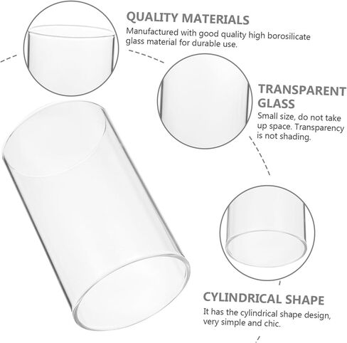 Cabilock 4Pcs Windproof Glass Candle Covers Aroma Cup for Home Decoration Wedding Decor and Parties Transparent Design Elegant Centerpiece for Candle in Saudi Arabia