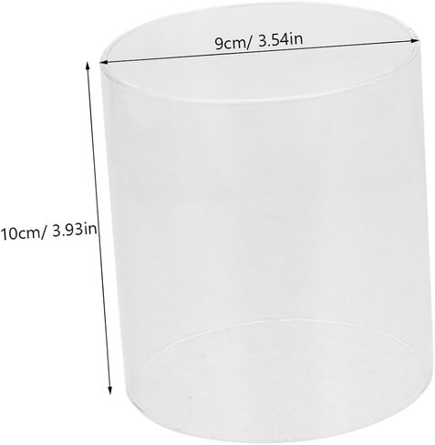 Cabilock 2pcs Glass Dome Candle Covers Household Decorative Candle Holders Unique in Saudi Arabia