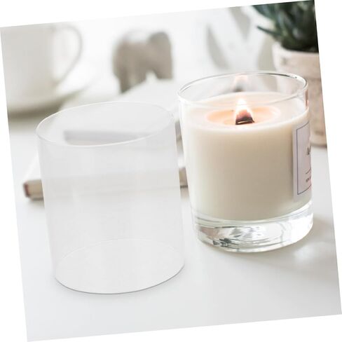 Cabilock 2pcs Glass Dome Candle Covers Household Decorative Candle Holders Unique in Saudi Arabia