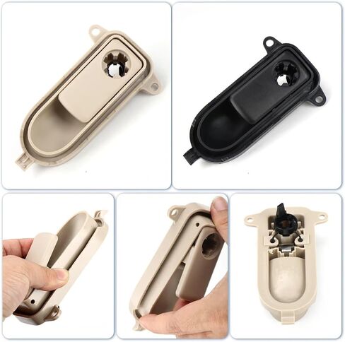 Car Glove Box Handle Cover Lid Lock Glove Boxes Cover Switch Fit for W253 C GLC Class C200 GLC260 2015-2021(Gray) in Saudi Arabia