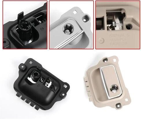 Car Glove Box Lock Latch Handle Toolbox Switch Cover(Gray) in Saudi Arabia