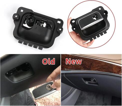 Car Glove Box Lock Latch Handle Toolbox Switch Cover(Gray) in Saudi Arabia