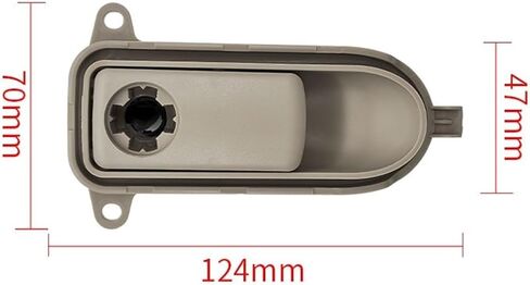 Car Glove Box Switch Handle Toolbox Compartment Lid Switch Grip Lock BenzW205 W253 W447 W448 C GLC V Class Vito(Beige) in Saudi Arabia