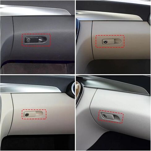 Car Glove Box Switch Handle Toolbox Compartment Lid Switch Grip Lock BenzW205 W253 W447 W448 C GLC V Class Vito(Beige) in Saudi Arabia