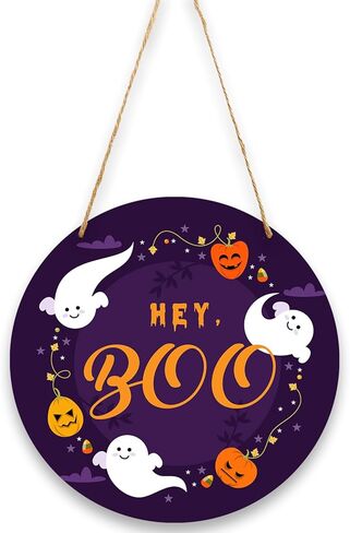 هالوين الرعب القرع ترحيب علامة الديكور معلقة ، علامة خشبية خمر 11 بوصة ، ديكور الجدار للباب الأمامي ، ديكور الجدار المنزلي ، حفلة عيد الهالوين ، حفلة في الهواء الطلق -07 in Kuwait