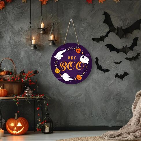 هالوين الرعب القرع ترحيب علامة الديكور معلقة ، علامة خشبية خمر 11 بوصة ، ديكور الجدار للباب الأمامي ، ديكور الجدار المنزلي ، حفلة عيد الهالوين ، حفلة في الهواء الطلق -07 in Kuwait