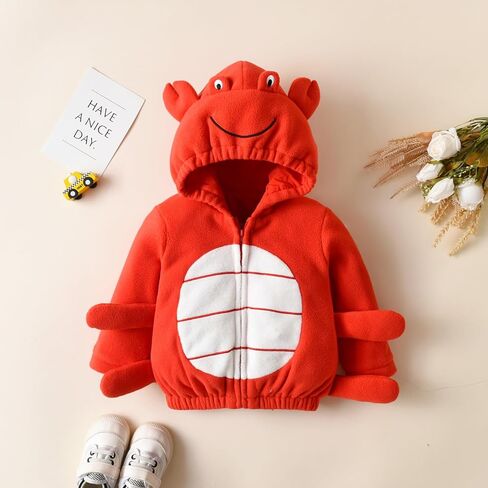 طفل صغير هالوين هالوين لطيف زي غامض دافئ رومبير خريف الشتاء مضحك Cosplay zip-up هدايا بذلة in Kuwait