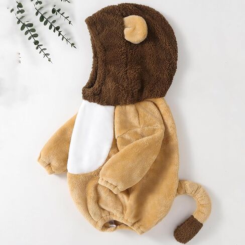 طفل صغير هالوين هالوين لطيف زي غامض دافئ رومبير خريف الشتاء مضحك Cosplay zip-up هدايا بذلة in Kuwait
