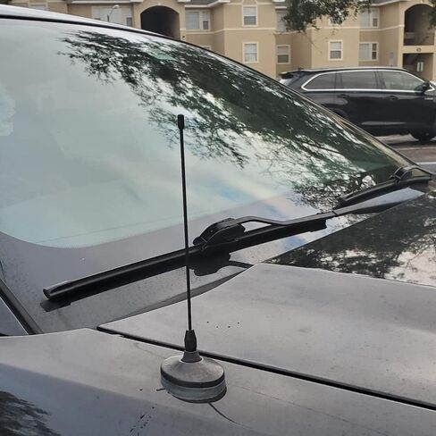 هوائي KSaAuto لفورد F150 2009-2024، فورد F150 هوائي قصير، 7 بوصة قصير فورد F-150 F 150 استبدال هوائي سيارة الشاحنة، ملحقات Ford F150 لاستقبال FM AM in Kuwait