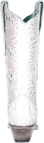 CORRAL LADIE'S NATURAL PYTHON, SNIP TOE, LEATHER SOLE, WESTERN, A3798 in Saudi Arabia