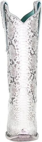CORRAL LADIE'S NATURAL PYTHON, SNIP TOE, LEATHER SOLE, WESTERN, A3798 in Saudi Arabia
