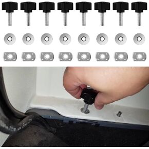 Hard Top Bolts, Thumb Screws Nuts Kit for Jeep Wrangler, Quick Removal Fastener Tool Kit for Jeep Wrangler YJ TJ JK JKU Sports Sahara Freedom Rubicon X & Unlimited X 2/4 Door, Car Accessories in Kuwait