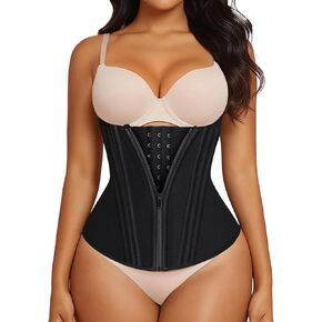 مدرب الخصر Shaperx للنساء السيطرة على التمرين الخصر Cincher Corset Hourglass Body Shaper Shipper and Hooks in Kuwait
