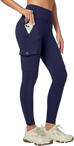 Flamingals High Waisted Scrunch Butt Lifting Hiking Leggings for Women - Buttery Soft Tummy Control Workout Yoga Pants in Saudi Arabia