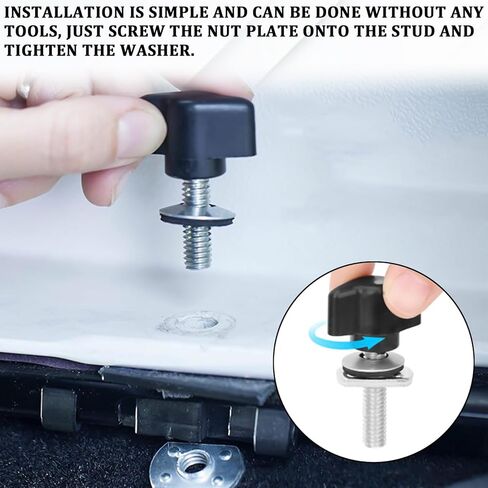 Hard Top Bolts, Thumb Screws Nuts Kit for Jeep Wrangler, Quick Removal Fastener Tool Kit for Jeep Wrangler YJ TJ JK JKU Sports Sahara Freedom Rubicon X & Unlimited X 2/4 Door, Car Accessories in Kuwait