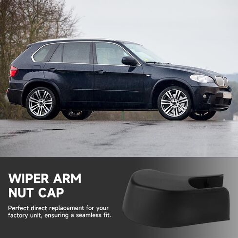قسط غطاء غطاء الجوز الذراع الزجاج الأمامي الخلفي ل BMW X5 2007-2013 | البلاستيك المقاوم للطقس | يحل محل 61627161030 in Saudi Arabia