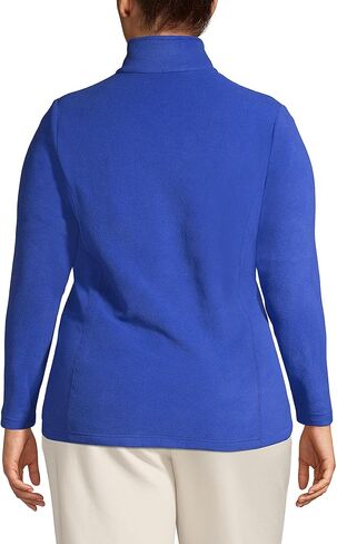 Lands 'End Women's Thermacheck 100 Fleece Quarter Zip Coat Top Top in Saudi Arabia