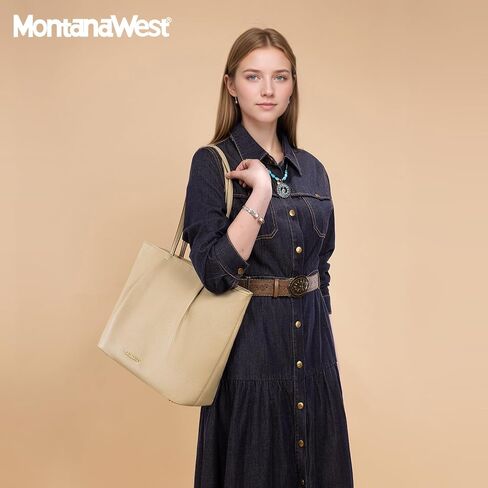 Montana West Tote Laptop Bag for Women 15.6 Inch Purses and Handbags Shoulder Bag in Saudi Arabia