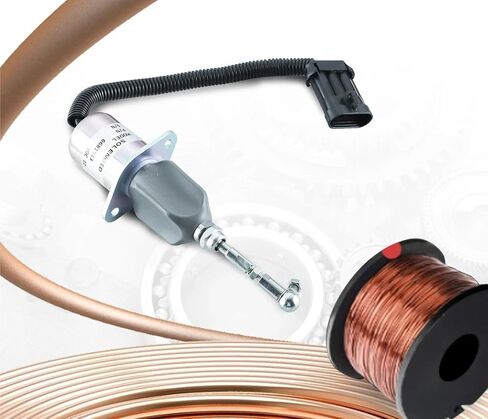 6681513 Fuel Shut Off Solenoid with Kit 6681512 6667992 6667993 for Skid Steer S185 Excavator 325 12VDC in Saudi Arabia