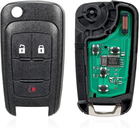 2 Pack 3 buttons Remote Control Car Key Fob 2010 Fit for Buick Allure 2.4L,2010 Fit for Buick Allure 3.0L OHT01060512 in Saudi Arabia