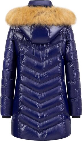 CREATMO US Women's Winter Hooded Coat Waterproof Warm Long Puffer Jacket Parka in Kuwait