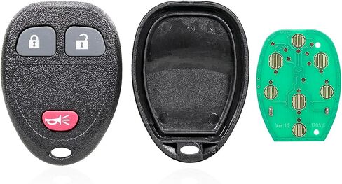 2 Pack 3 buttons Remote Control Car Key Fob 2005-2006 Fit for Buick Terraza 3.5L,2006-2007 Fit for Buick Terraza 3.9L KOBGT04A 15100811 in Saudi Arabia