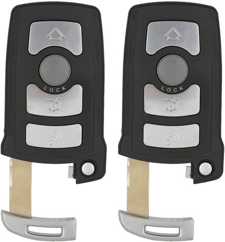 2 Pack 4 Buttons Control Car Key FOB 2010-2011 FIT for BMW 740I 3.0L ، 2010-2011 FIT for BMW 740I 4.4L LX8766S in Saudi Arabia