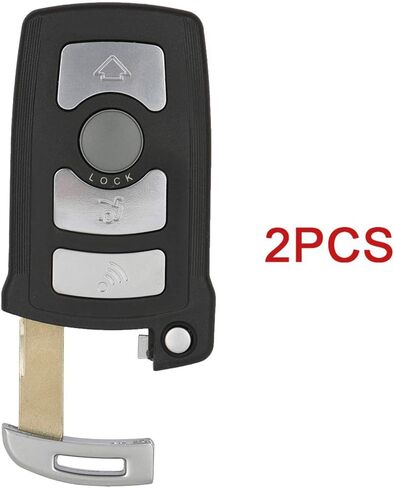 2 Pack 4 Buttons Control Car Key FOB 2010-2011 FIT for BMW 740I 3.0L ، 2010-2011 FIT for BMW 740I 4.4L LX8766S in Saudi Arabia