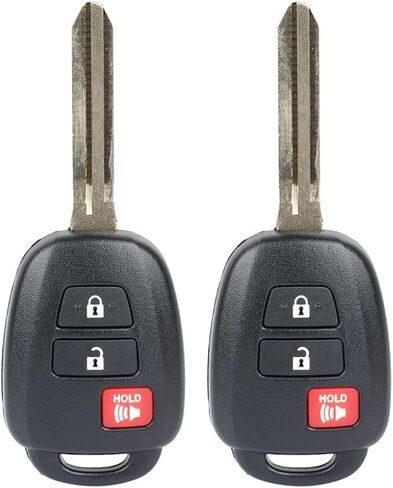 2 Pack 3 Buttons Control Car Key FOB 2014-2019 Fit to Toyota Highlander 2.7L ، 2014-2019 Fit to Toyota Highlander 3.5L GQ4-52T in Saudi Arabia