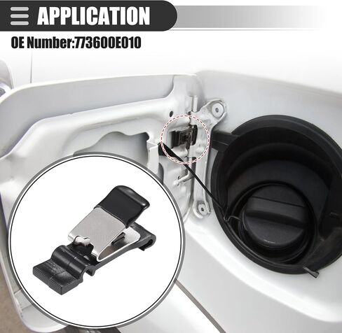 Motoforti FUEL DOOP CLIP ، غطاء باب الوقود الغازي ، يطلق مقطع الربيع ، لتويوتا كامري 2002-2011 ، المعدن البلاستيكي ، رقم 773600E010 ، أسود in Saudi Arabia