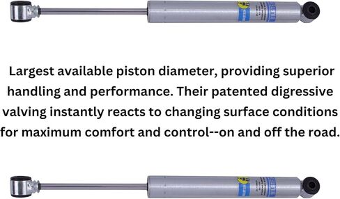 Bilstein Pair of B8 5100 Front Steering Dampers for 2007-2017 Wrangler | Maximum Control | Includes TrendsAuto Decal | 24-158428 in Saudi Arabia