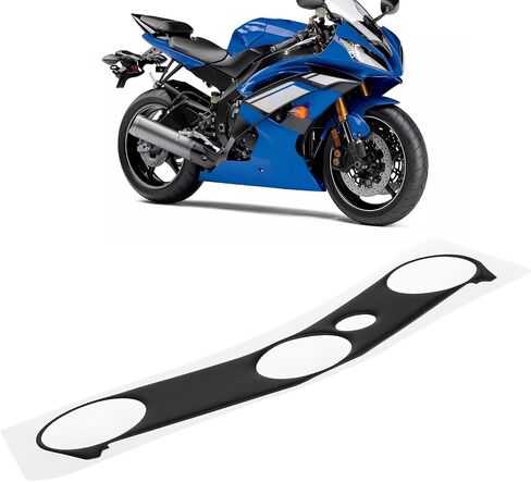 Carbon Look Top Yoke Protector Sticker Compatible with Yamaha YZF R6 2006–2017 Fork Clamp Cover in Saudi Arabia
