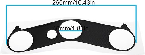 Carbon Look Top Yoke Protector Sticker Compatible with Yamaha YZF R6 2006–2017 Fork Clamp Cover in Saudi Arabia