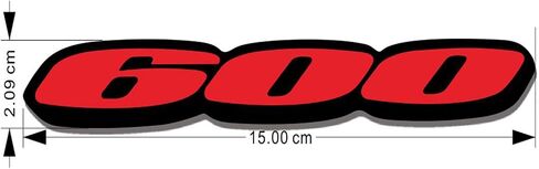 Awonderful Motorcycle Fairing Sticker Decal, Reflective Vinyl Decal for GSXR600 with Strong Stickiness 600 (Grey) in Saudi Arabia