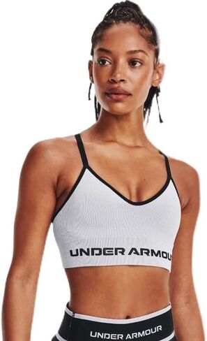 Under Armour Seamless Low Long Rib White/Black/Black MD (US 8-10) in Saudi Arabia