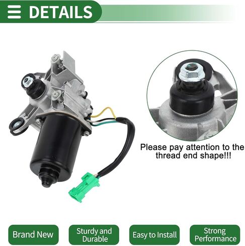 Motoforti Windshield Wiper Motor Car Front Windscreen Wiper Motor Replacement for Acura CL Coupe 97-99 for Acura TL Sedan 95-98 for Honda Accord Coupe/Sedan/Wagon 94-97 No.76505SV4A01 4 Pin in Saudi Arabia