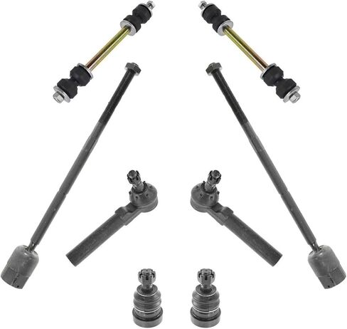 Lower Ball Joint Sway Bar Inner Outer Tie Rod 8pc Kit Sealed for Ford for Mustang 5.0L 1994-1995 & 3.8L 1994-2004 & 4.6L 1996-2004 K8848 ES3184RL EV127 K8749 PSA58730 in Saudi Arabia