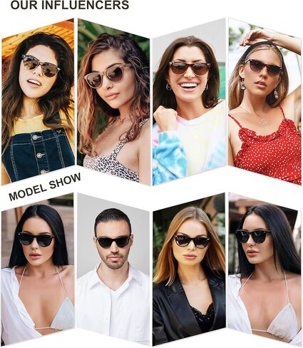 SOJOS Classic Polarized Sunglasses for Women Men Small UV400 Lenses SJ2076 in Saudi Arabia