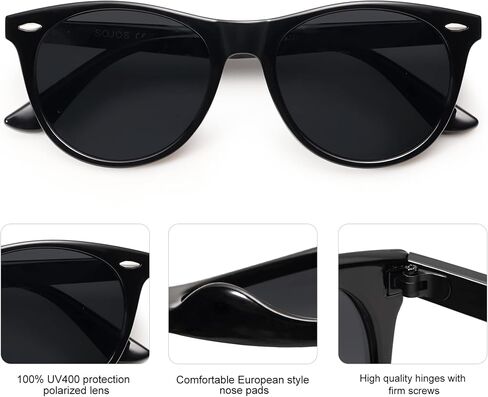 SOJOS Classic Polarized Sunglasses for Women Men Small UV400 Lenses SJ2076 in Saudi Arabia