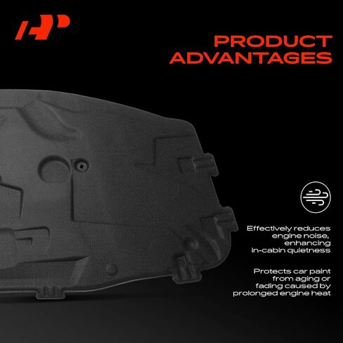 A-Premium Hood Insulation Pad متوافق مع مركبات BMW-328i/323i 1999 ، 328i 2000 ، 325i/325xi/330i/330xi 2001-2005 ، 323i 2000 ، 325ci ، 323ci ، 328ci ، 330ci in Saudi Arabia